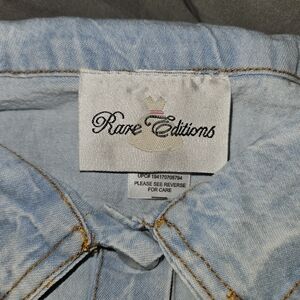 Girls jean dress size 14